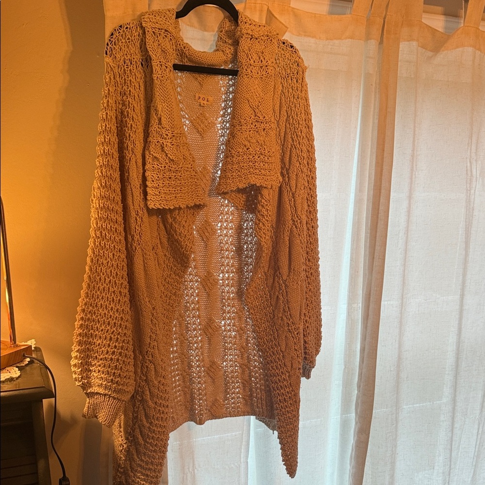 Cozy Cream Knit Women's Bell Sleeved Sweater